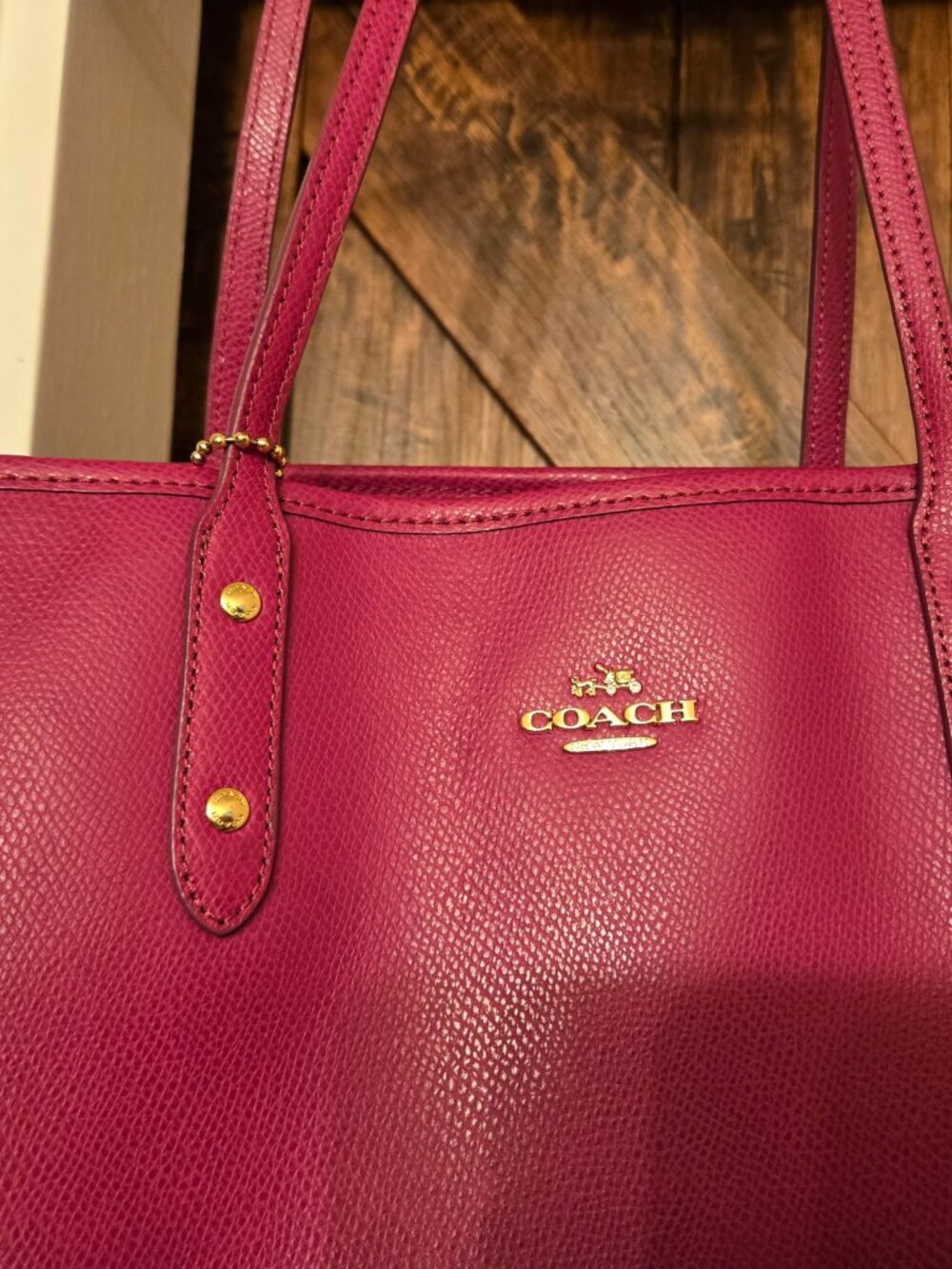 Coach Pink Tote/ Purse